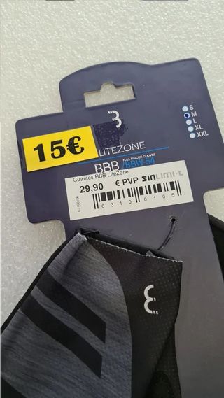 guantes de ciclismo BBB varias tallas .
