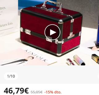 MALETÍN ORGANIZADOR DE MAQUILLAJE 