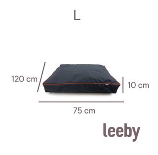 Leeby Colchón impermeable Antipelo para perro