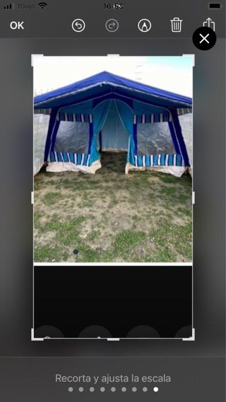 Tienda de campaña vintage