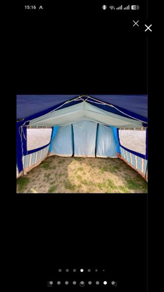 Tienda de campaña vintage