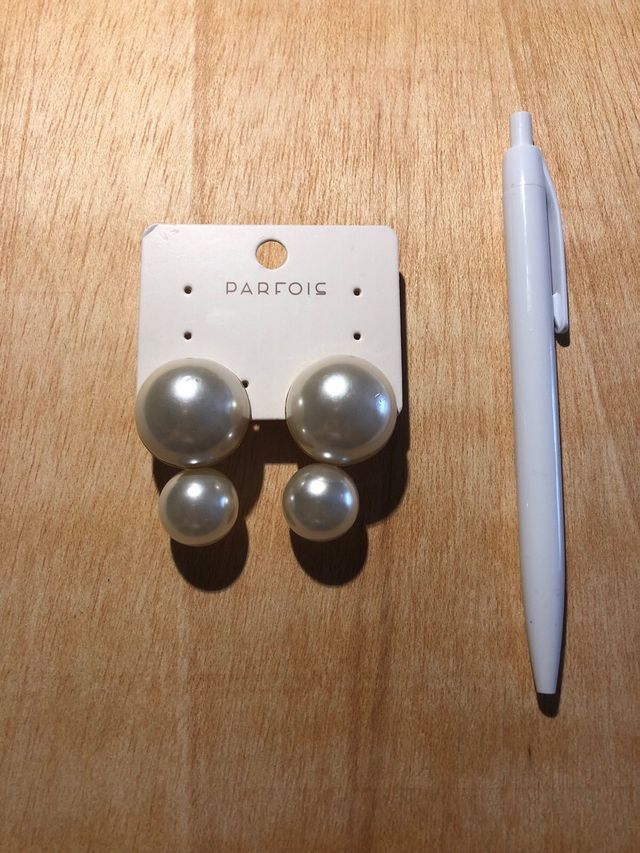 Pendientes tipo perlas