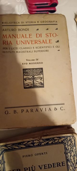 Set libri antich9 anno 30 del Novecento