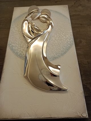 Natività su pannello argento Acca