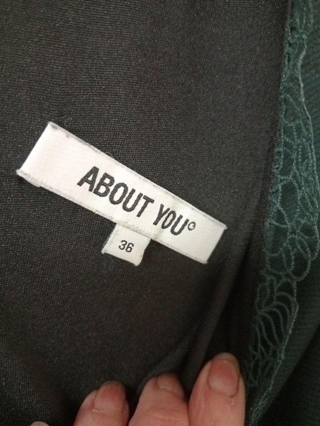 Vestido verde de About You talla S