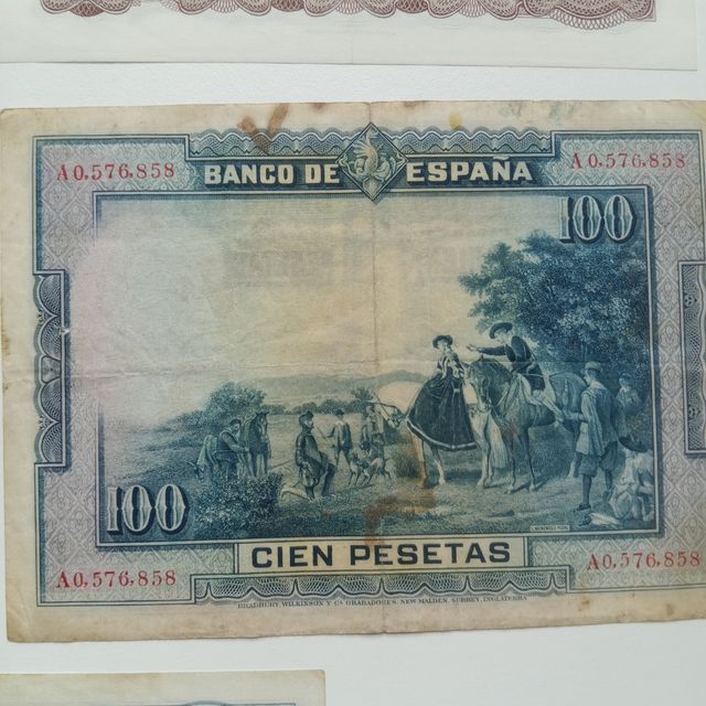 Lote billetes antiguos 