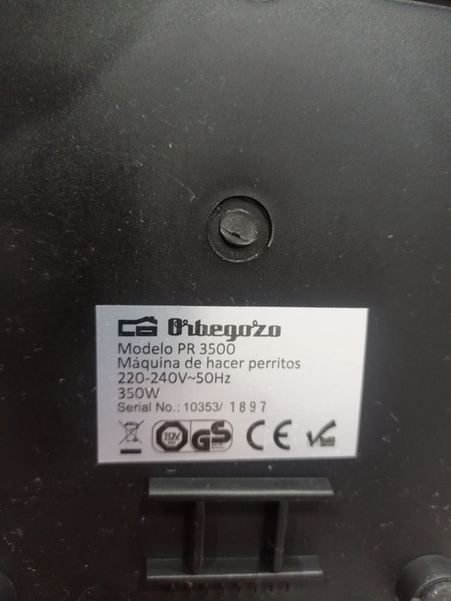 Maquina para hacer perritos Orbegozo