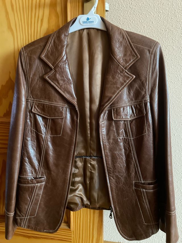 Chaqueta cuero mujer