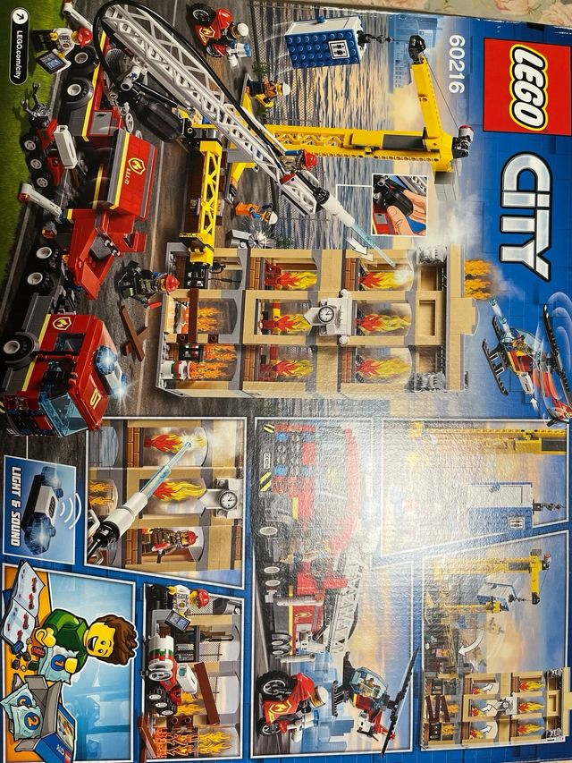 Lego bomberos 60216