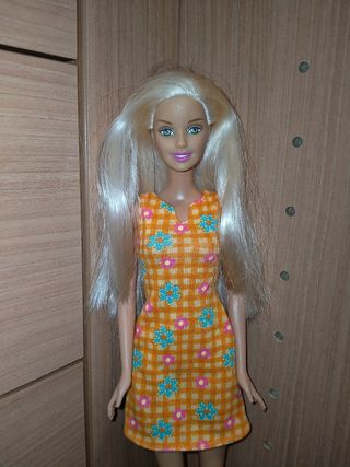 Barbie vintage Barbie chic checkered flower