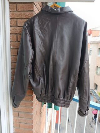 Cazadora de piel hombre