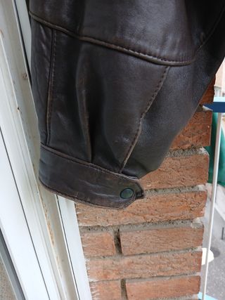Cazadora de piel hombre