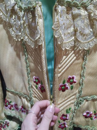 Vestido fallera niña rojo