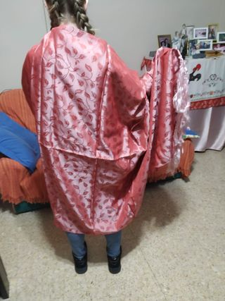 Vestido fallera niña rojo