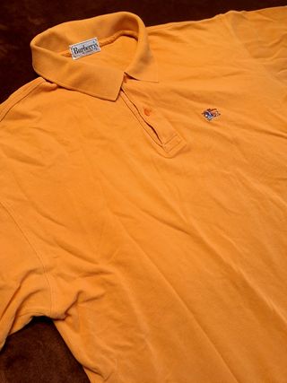 Polo Burberrys XL naranja apagado 