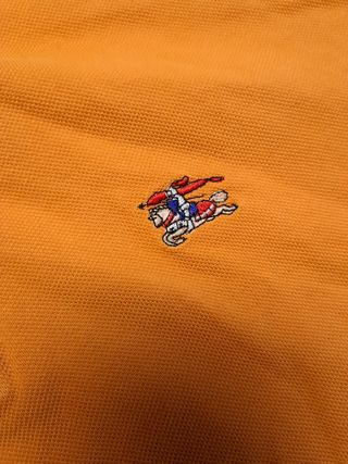 Polo Burberrys XL naranja apagado 