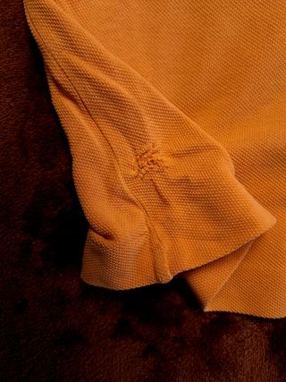 Polo Burberrys XL naranja apagado 