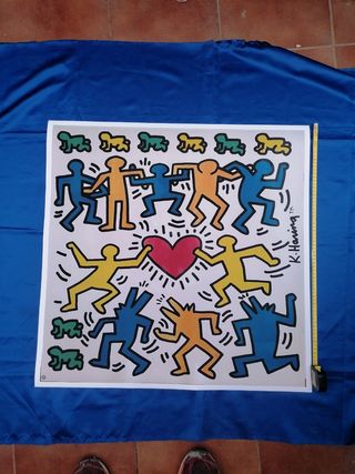 ARTE. HARING XX. CARTEL REPRODUCCIÓN 