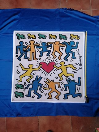 ARTE. HARING XX. CARTEL REPRODUCCIÓN 