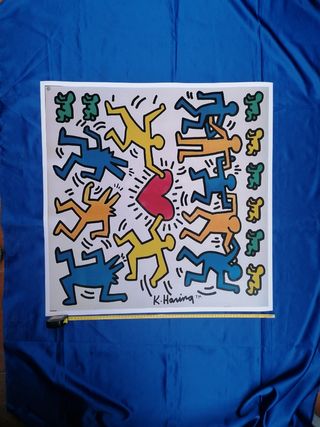 ARTE. HARING XX. CARTEL REPRODUCCIÓN 