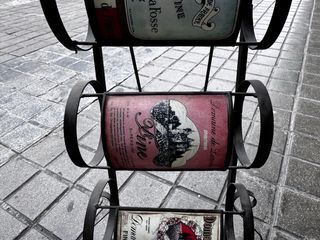 Botellero decoración industrial 