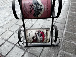 Botellero decoración industrial 
