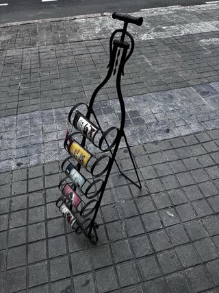 Botellero decoración industrial 