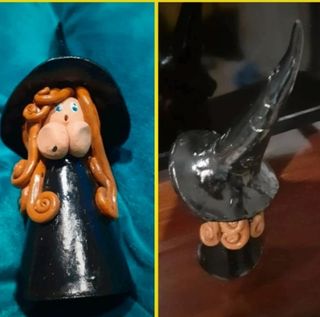 Statuina Streghetta Fantasy terracotta