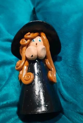 Statuina Streghetta Fantasy terracotta