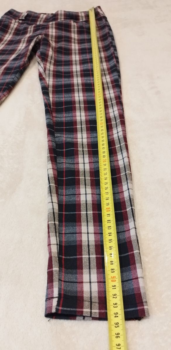 Pantalón cuadros elástico