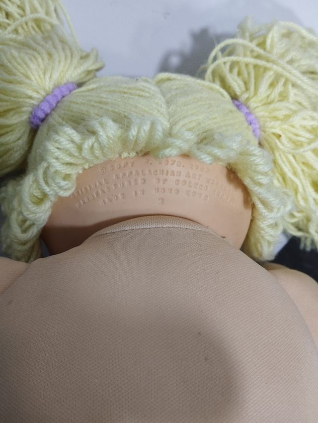 Muñeca Vintage Repollo Años 80