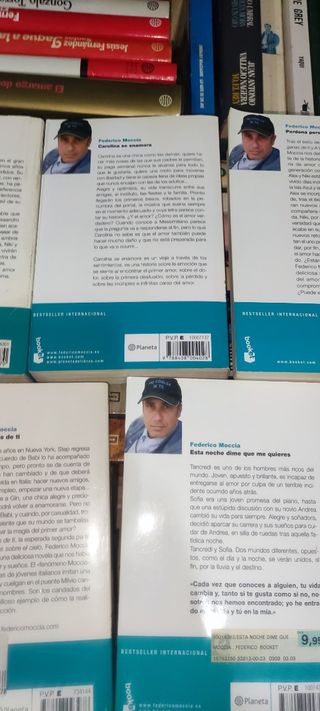 Lote 6 libros Federico moccia