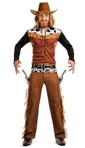 Disfraz Vaquero Adulto Tallas M/L y XXL hombre.