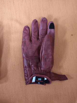 Guantes de moto invierno piel