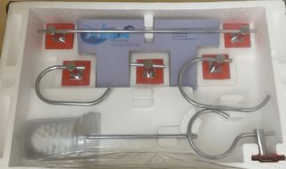 ¡OFERTA! Kit accesorios baño acero inoxidable.