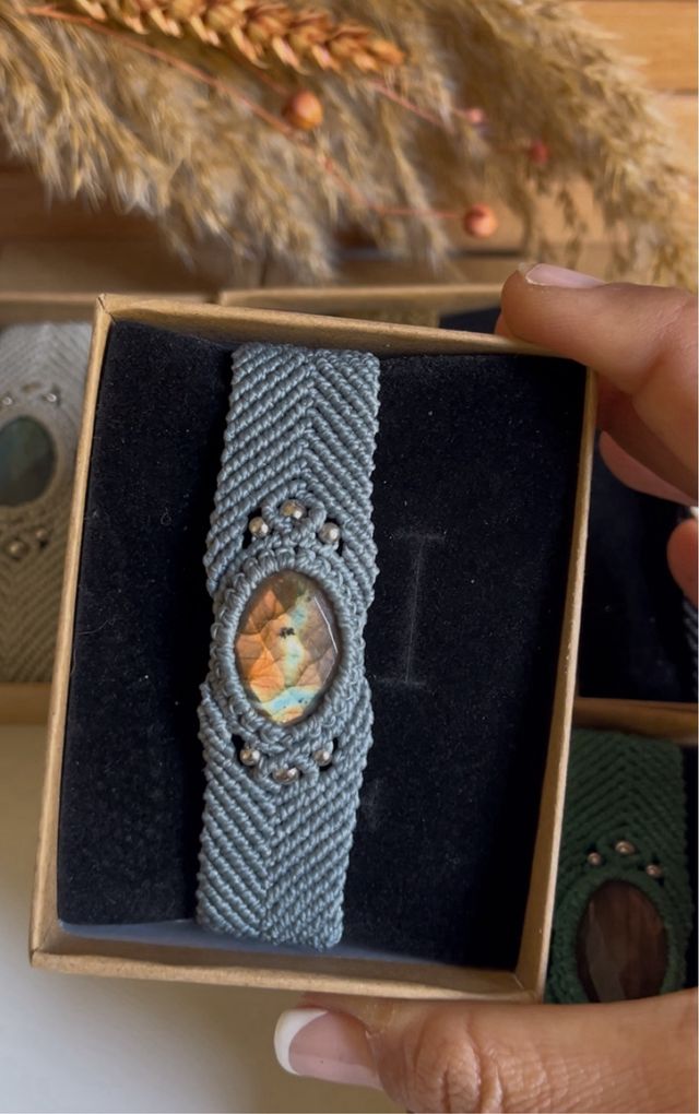 Pulseras con labradorita unisex