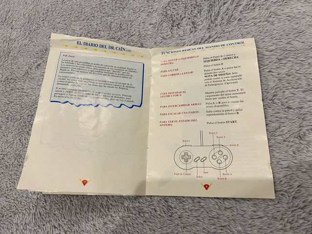 Mega Man X SNES “manual”