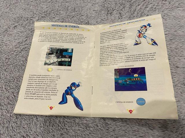 Mega Man X SNES “manual”