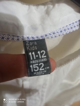 Camicia Zara taglia 11/12 anni