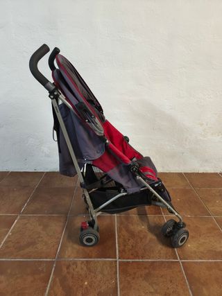 CARRITO DE PASEO MACLAREN GRIS Y GRANATE