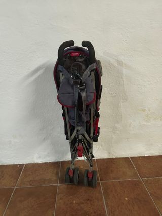 CARRITO DE PASEO MACLAREN GRIS Y GRANATE