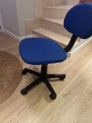 Silla escritorio azul