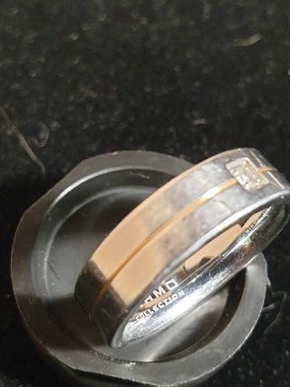 Anillo de Plata SIAMO collection con circonita