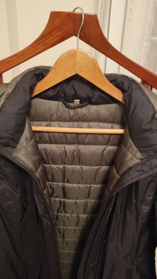 Gabardina impermeable acolchada