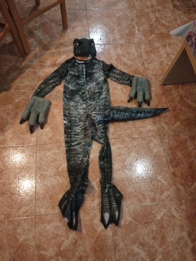 Disfraz blue jurassic parck talla 8-10