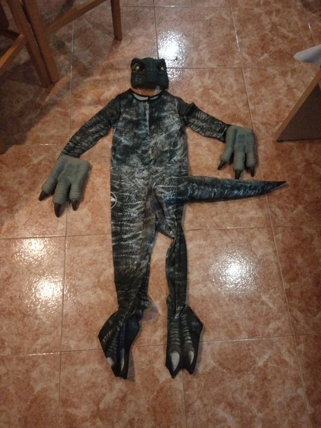 Disfraz blue jurassic parck talla 8-10
