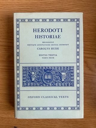 Herodoti. Historiae. Oxford Classical Texts de segunda mano