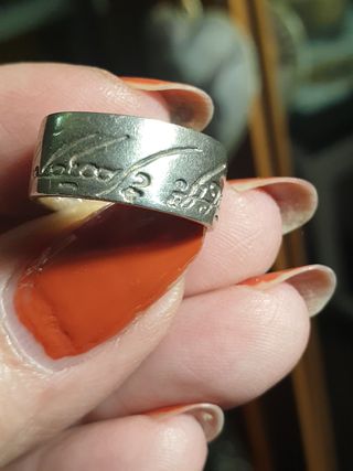 Anillo Plata El Señor de los anillos