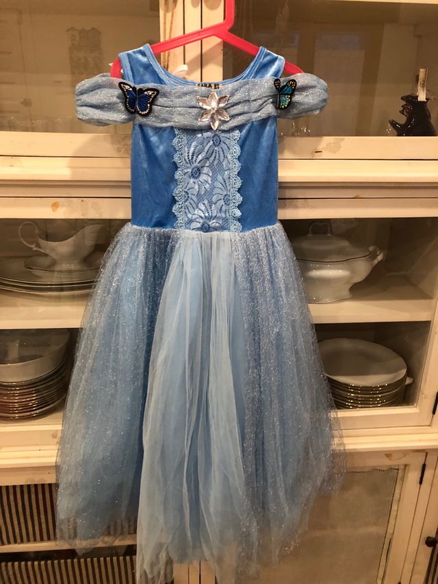 Disfraz vestido elsa y ana 95cm