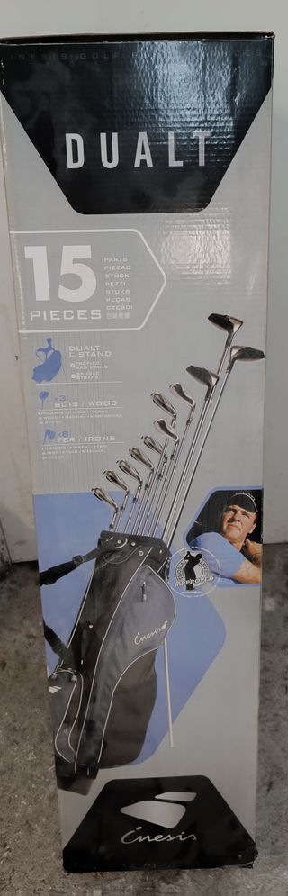 palos de golf y bolsa nueva